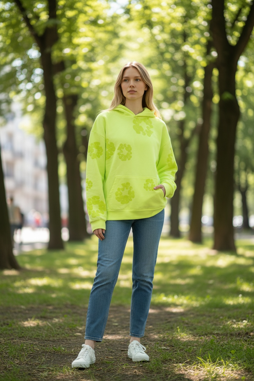 Denim Tears Wraith Hoodie Neon