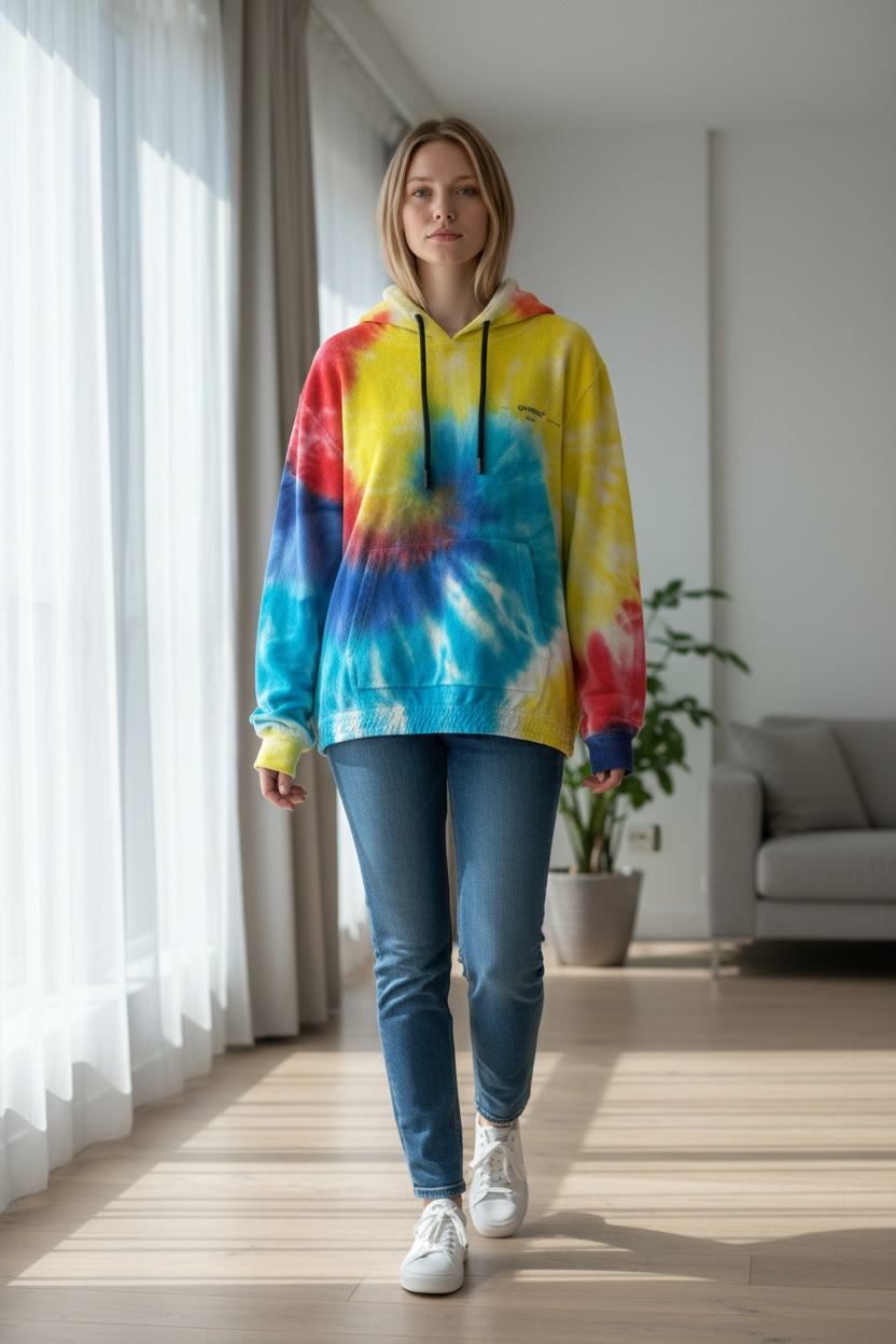 Off-White Tie Dye Hoodie
