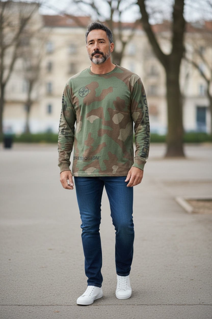 Off-White Camo Long Sleeve