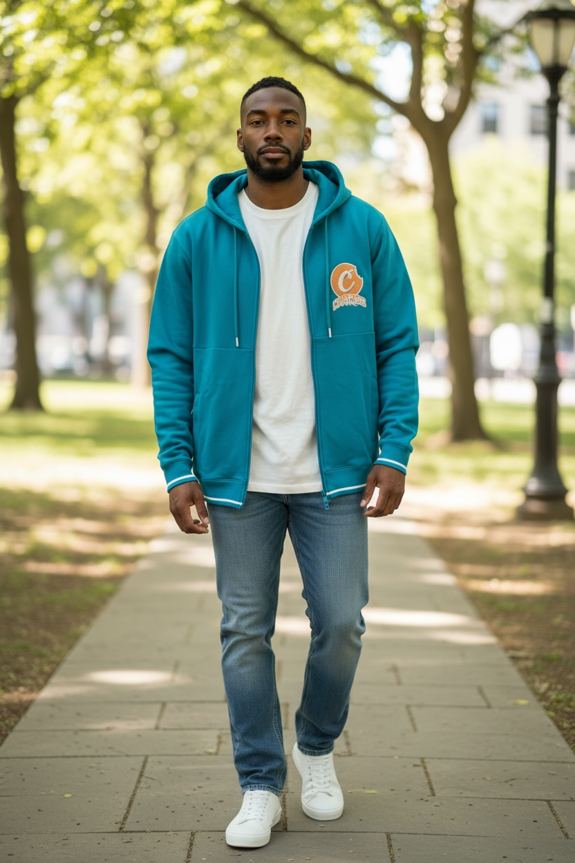 Cookies Blue Zip up