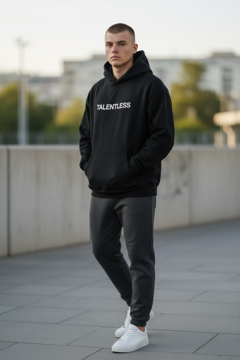 Black Talentless Hoodie