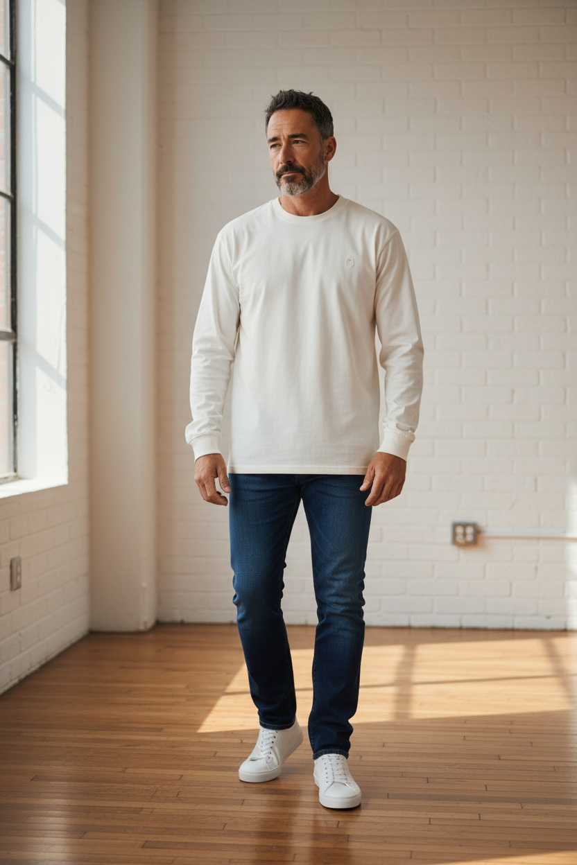 A Bathing Ape White Long Sleeve